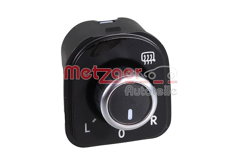 METZGER 09161123 Switch, exterior rearview mirror adjustment