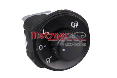 Switch, exterior rearview mirror adjustment METZGER 09161124
