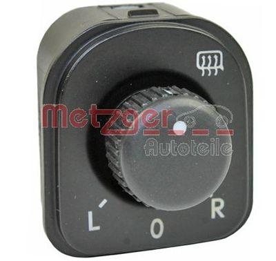 Switch, exterior rearview mirror adjustment METZGER 0916372