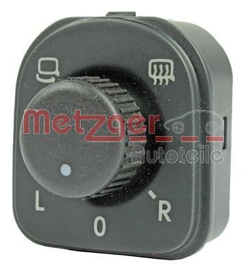 Switch, exterior rearview mirror adjustment METZGER 0916488