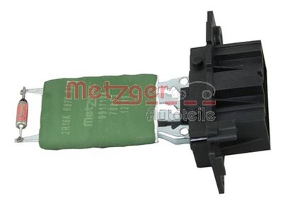 Resistor, interior blower METZGER 0917108