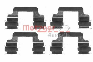 Accessory Kit, disc brake pad METZGER 109-1610