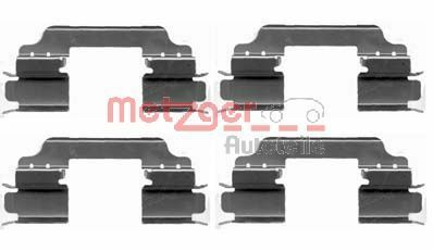 Accessory Kit, disc brake pad METZGER 109-1649