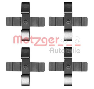 Accessory Kit, disc brake pad METZGER 109-1899