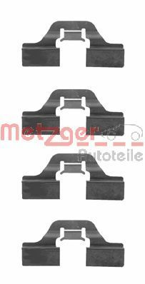 Accessory Kit, disc brake pad METZGER 109-1211