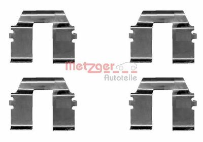 Accessory Kit, disc brake pad METZGER 109-1232