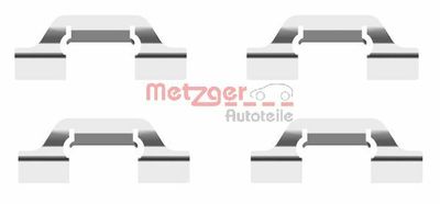 Accessory Kit, disc brake pad METZGER 109-1685