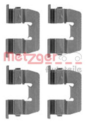 Accessory Kit, disc brake pad METZGER 109-1764