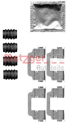 Accessory Kit, disc brake pad METZGER 109-1828