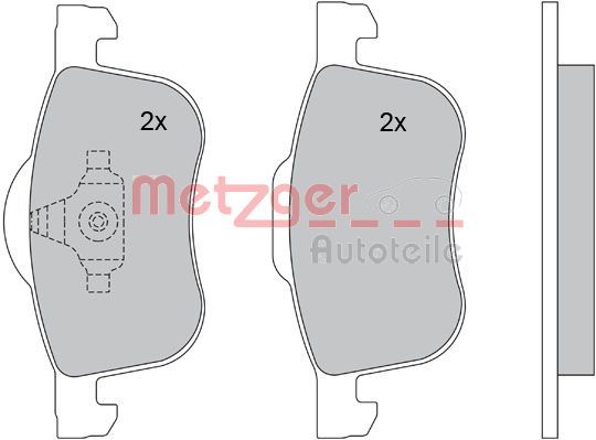 METZGER 1170013 Brake Pad Set, disc brake