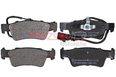 Brake Pad Set, disc brake METZGER 1170560