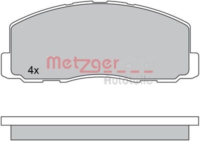 Brake Pad Set, disc brake METZGER 1170569