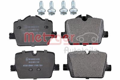 Brake Pad Set, disc brake METZGER 1170958