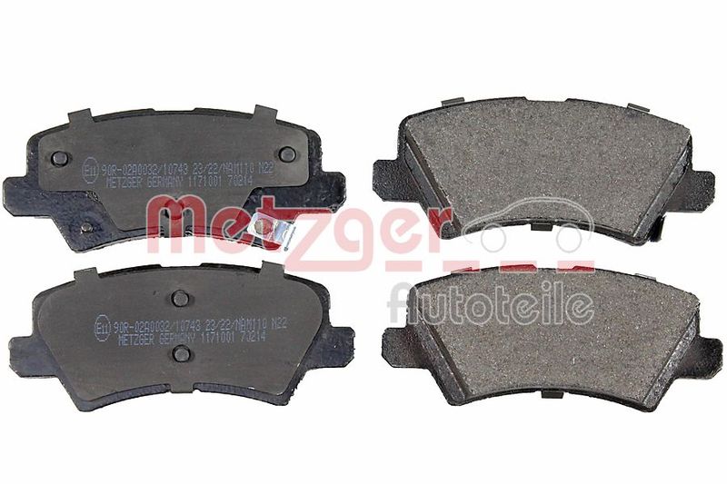 METZGER 1171001 Brake Pad Set, disc brake