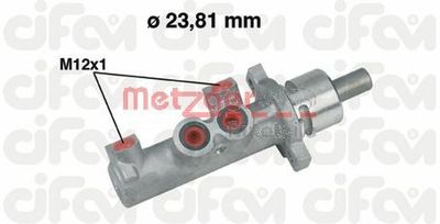 Brake Master Cylinder METZGER 202-366