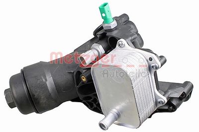 Housing, oil filter METZGER 2370083