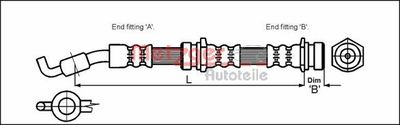 Brake Hose METZGER 4114061