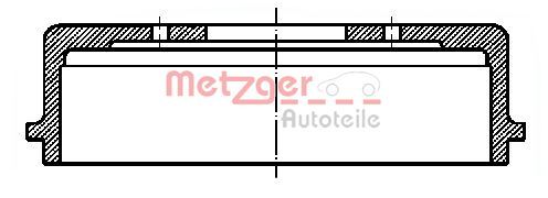 METZGER BT 1053 Brake Drum