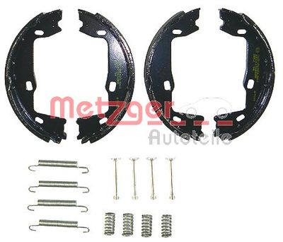 Brake Shoe Set, parking brake METZGER KR 347