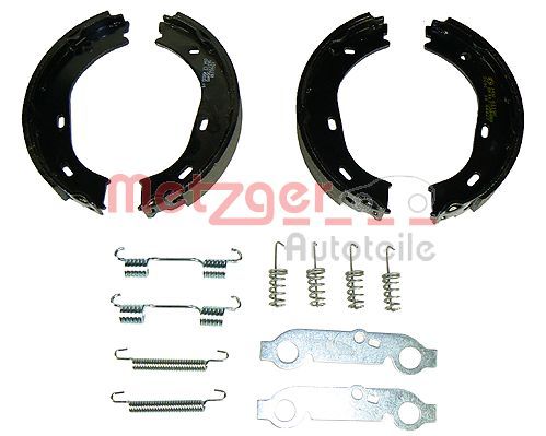 METZGER KR 260 Brake Shoe Set, parking brake