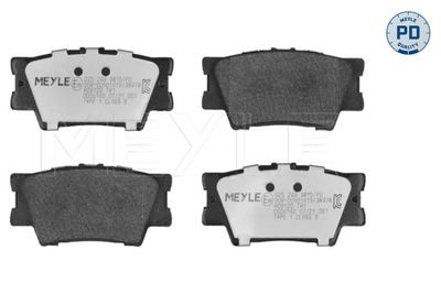 Brake Pad Set, disc brake MEYLE 025 243 3815/PD