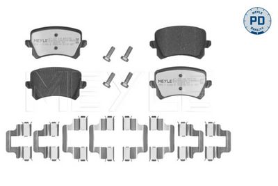 Brake Pad Set, disc brake MEYLE 025 244 8317/PD