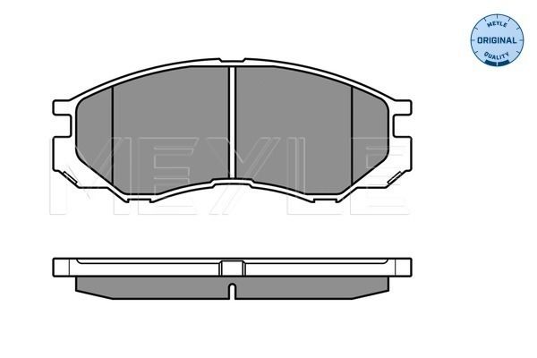 MEYLE 025 232 9015/W Brake Pad Set, disc brake