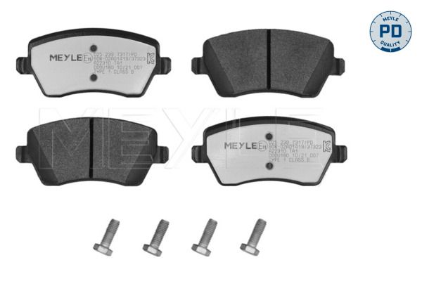 MEYLE 025 239 7317/PD Brake Pad Set, disc brake