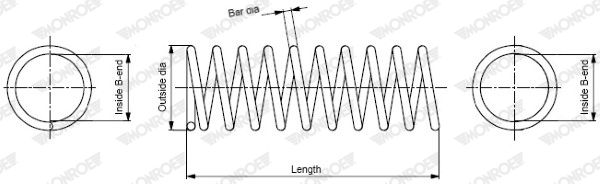 MONROE SE3559 Suspension Spring