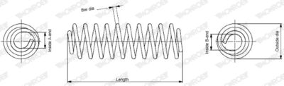 Suspension Spring MONROE SP0142