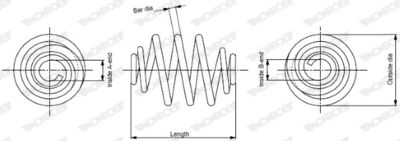 Suspension Spring MONROE SP2314