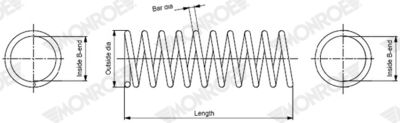 Suspension Spring MONROE SP4451