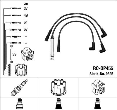 NGK 0825 Ignition Cable Kit