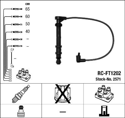 NGK 2571 Ignition Cable Kit