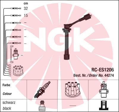 NGK 44274 Ignition Cable Kit