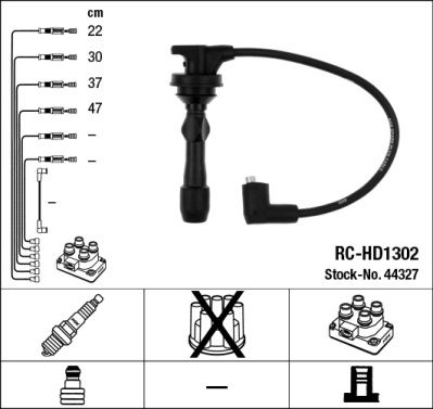 Ignition Cable Kit NGK 44327