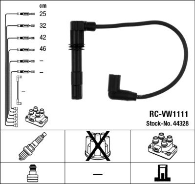 Ignition Cable Kit NGK 44328