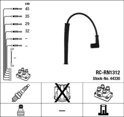 NGK 44330 Ignition Cable Kit