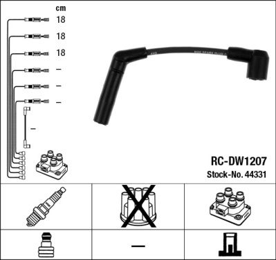 NGK 44331 Ignition Cable Kit