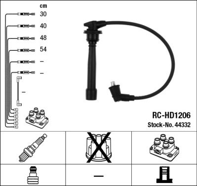 NGK 44332 Ignition Cable Kit