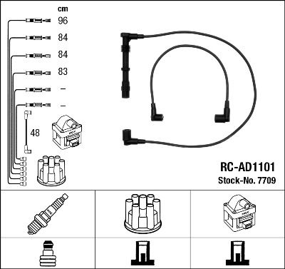 Ignition Cable Kit NGK 7709