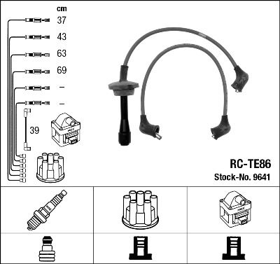 Ignition Cable Kit NGK 9641