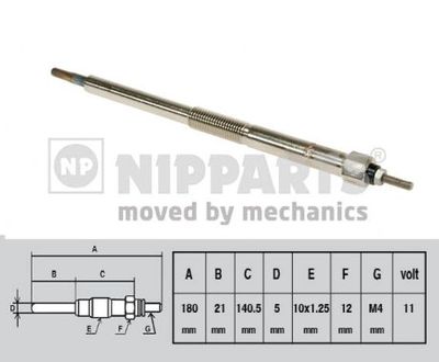 Glow Plug NIPPARTS J5711026