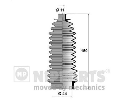 Bellow Kit, steering NIPPARTS N2841025