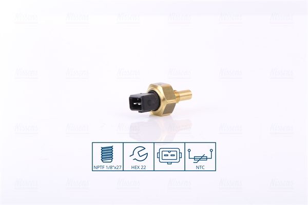 NISSENS 207060 Sensor, coolant temperature