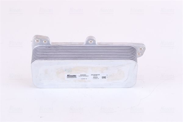 NISSENS 90684 Oil Cooler, engine oil