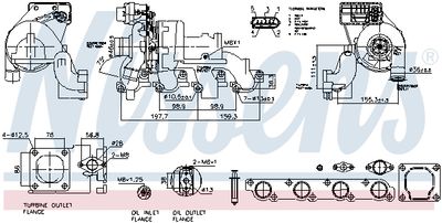 Charger, charging (supercharged/turbocharged) NISSENS 93123