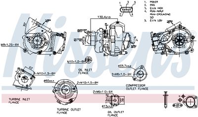 Charger, charging (supercharged/turbocharged) NISSENS 93502