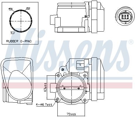 NISSENS 955113 Throttle Body