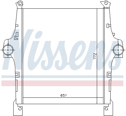 NISSENS 97047 Charge Air Cooler